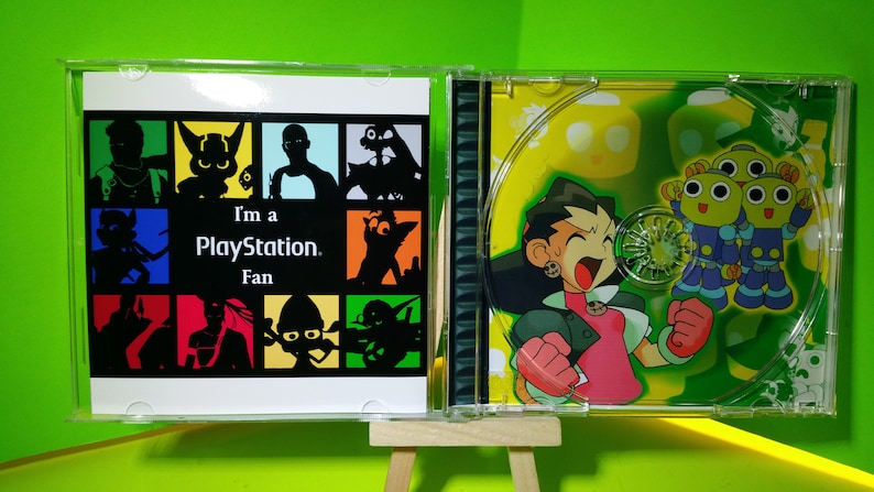 The Miss Adventures of Tron Bonne reproduction case art and free disc with roms