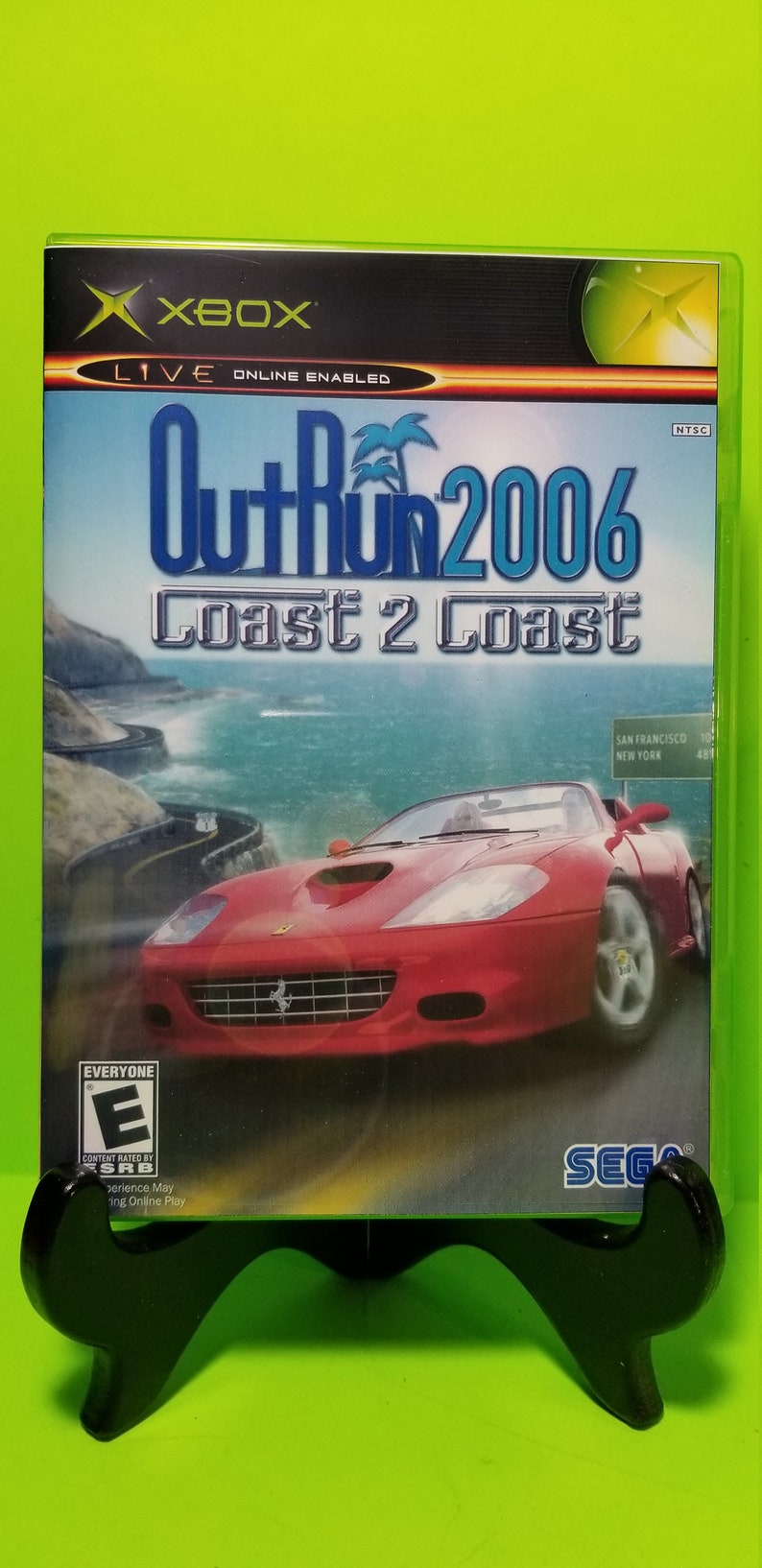 Reproduction Custom Case Of Outrun 06 Coast 2 Coast With Free Art Disc And Working Rom