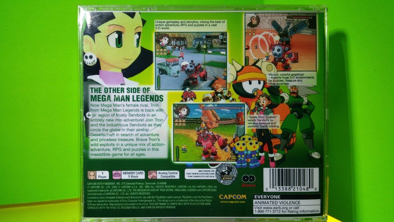 The Miss Adventures of Tron Bonne reproduction case art and free disc with roms