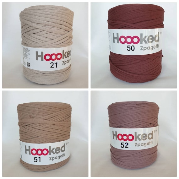 Textile Yarn Taupe Beige Brown Hoooked Etsy