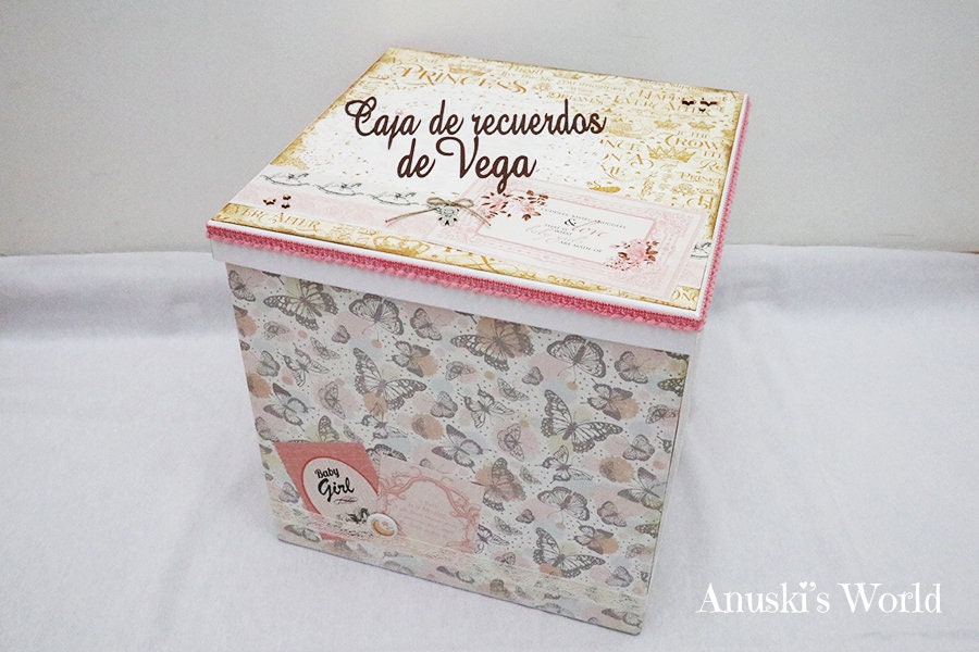 Caja de recuerdos bebé niño Vintage - Anuski's World
