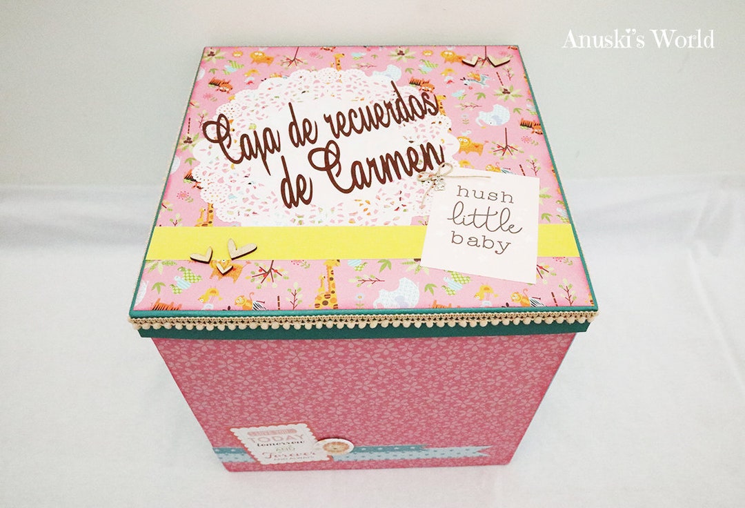 Caja de recuerdos de regalo para bebés personalizada Regalos personalizados  para bebés para recién nacidos Caja de memoria de madera personalizada Caja  de memoria impresa -  México
