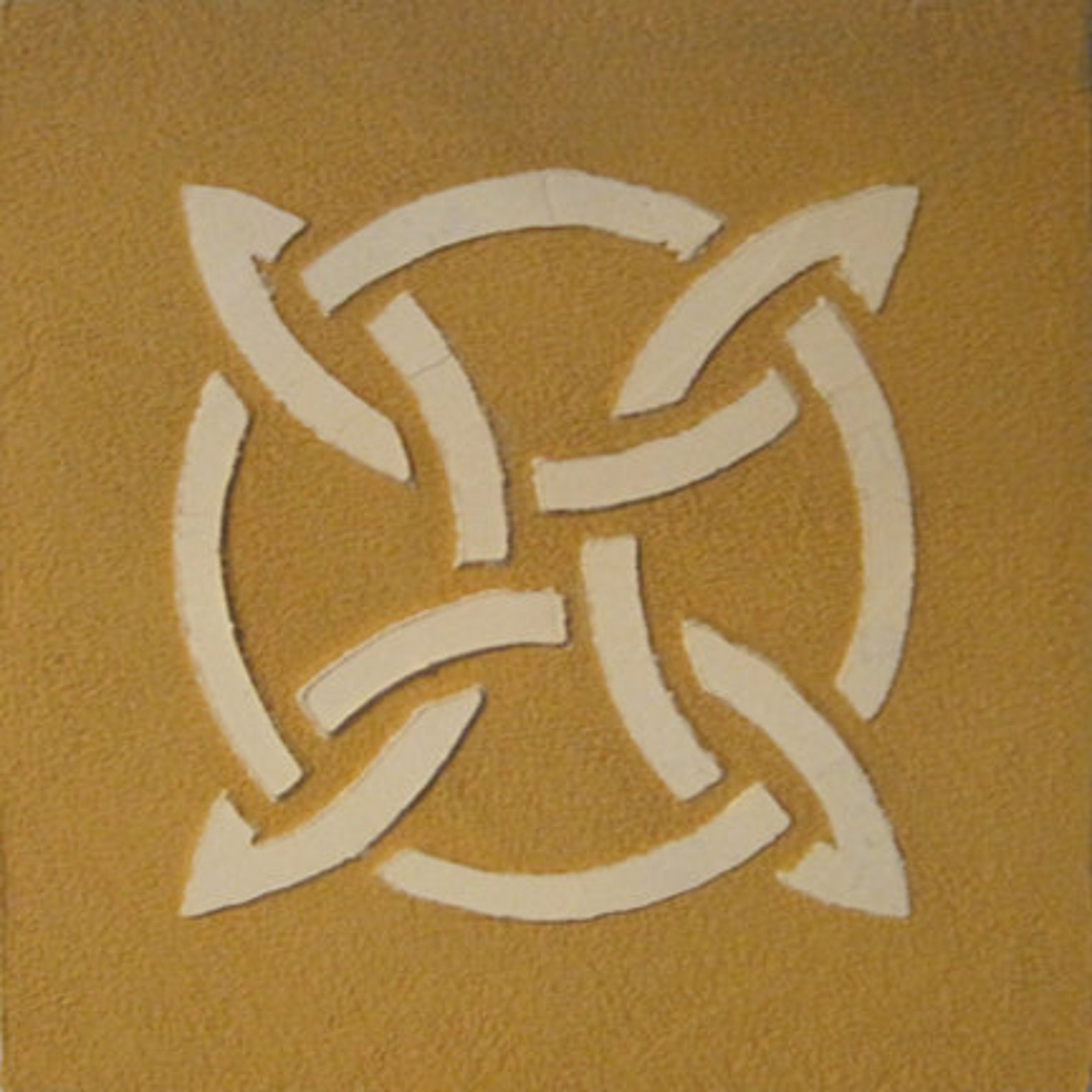 Four classic Celtic knot stencils | Etsy