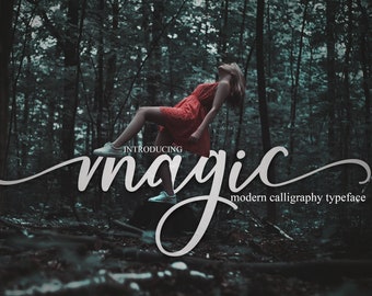 Magic Script Font download, Digital font, Calligraphy font, Script Font,Handwritten font, Wedding font, Modern font,Instant download