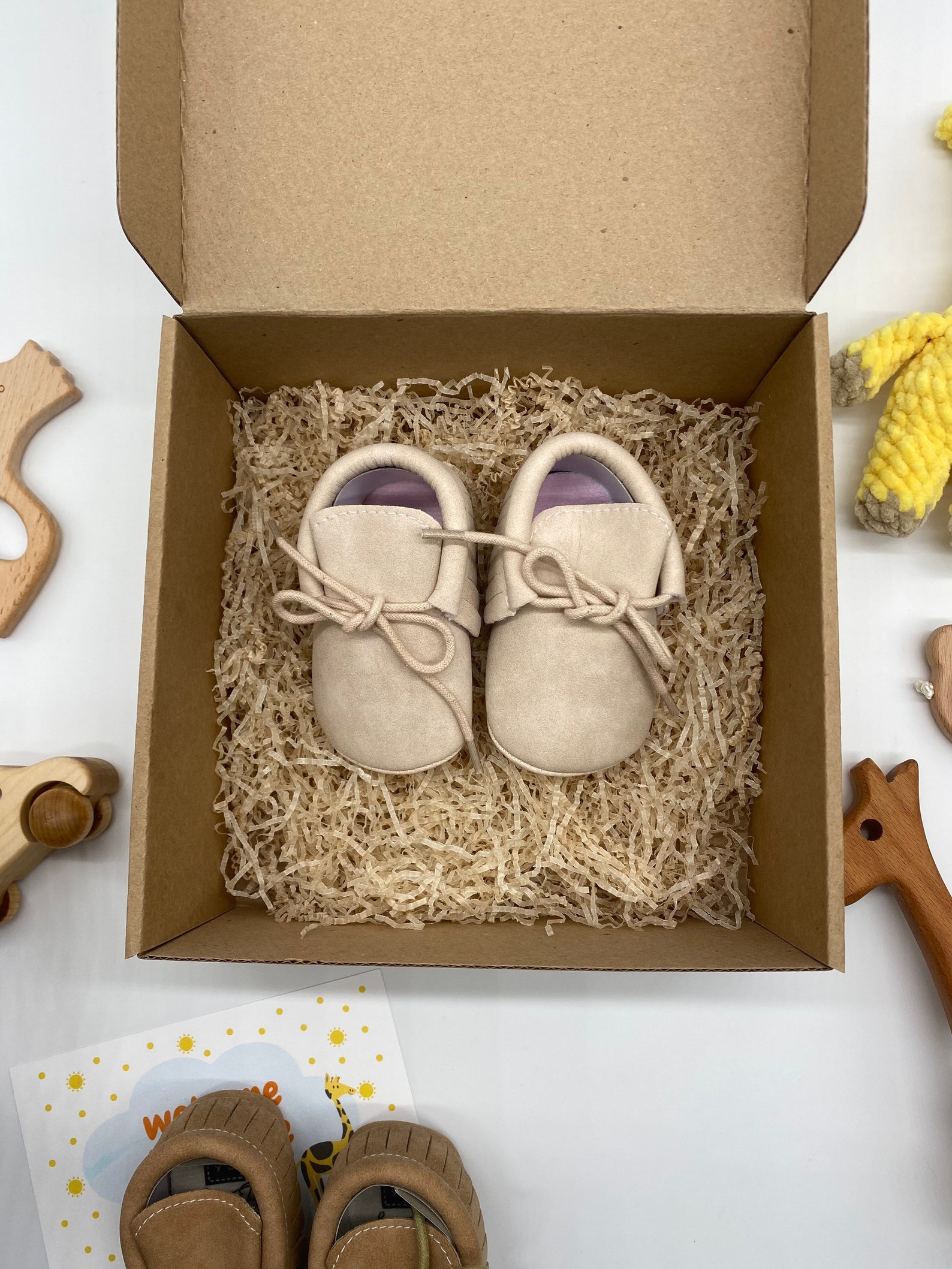 Giraffe theme baby shower gift box gender neutral baby gift Etsy