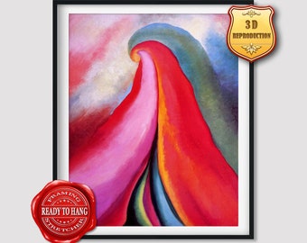 Framed Georgia O/'Keeffe Series I Giclee Canvas Print Paintings Poster