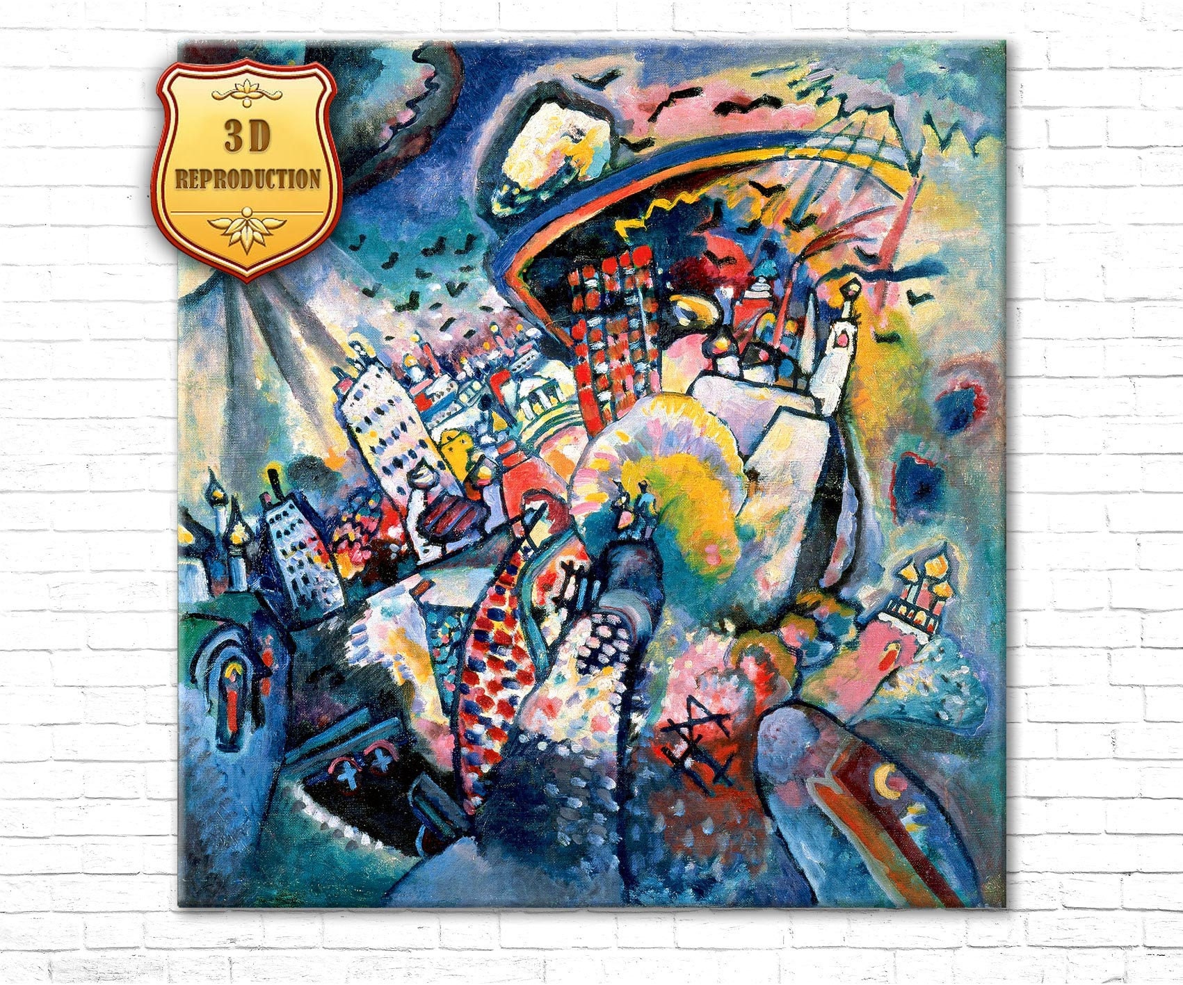 Wassily Kandinsky Moscow Red Square Giclee Print Reproduction