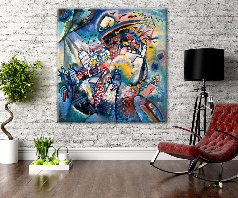 Wassily Kandinsky Moscow Red Square Giclee Print Reproduction Etsy