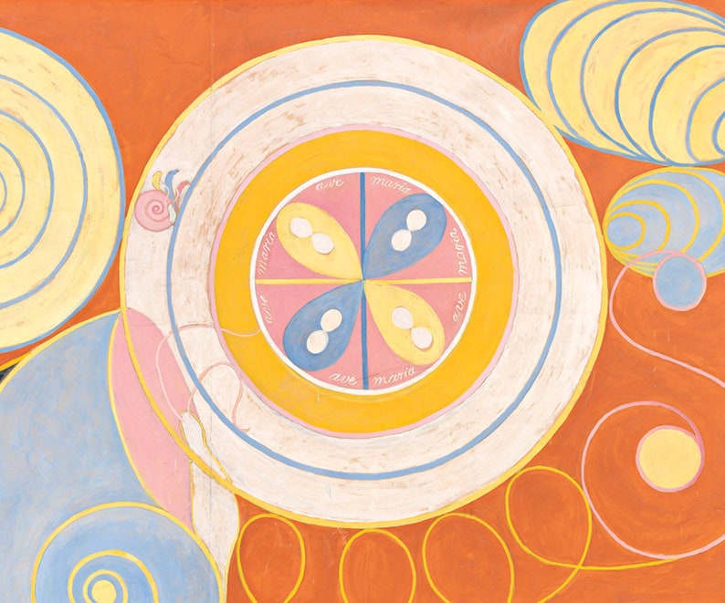 Hilma af Klint The Ten Largest No 3 Youth Giclee Print Etsy