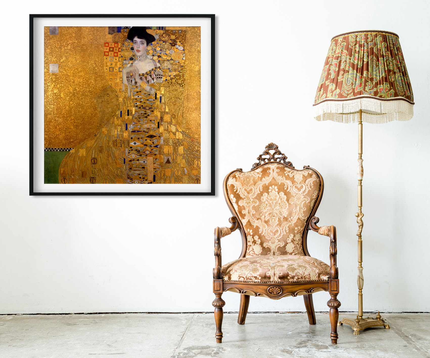 Gustav Klimt Adele Bloch-bauer Woman in Gold Giclee Print Reproduction ...
