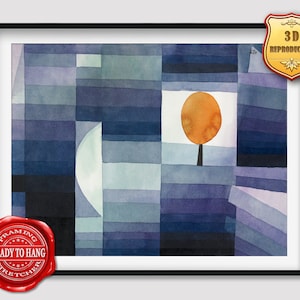 Paul Klee The Harbinger of Autumn Giclee Print Reproduction Painting Large Size Canvas Paper Wall Art Poster Ready to Hang Framed Print