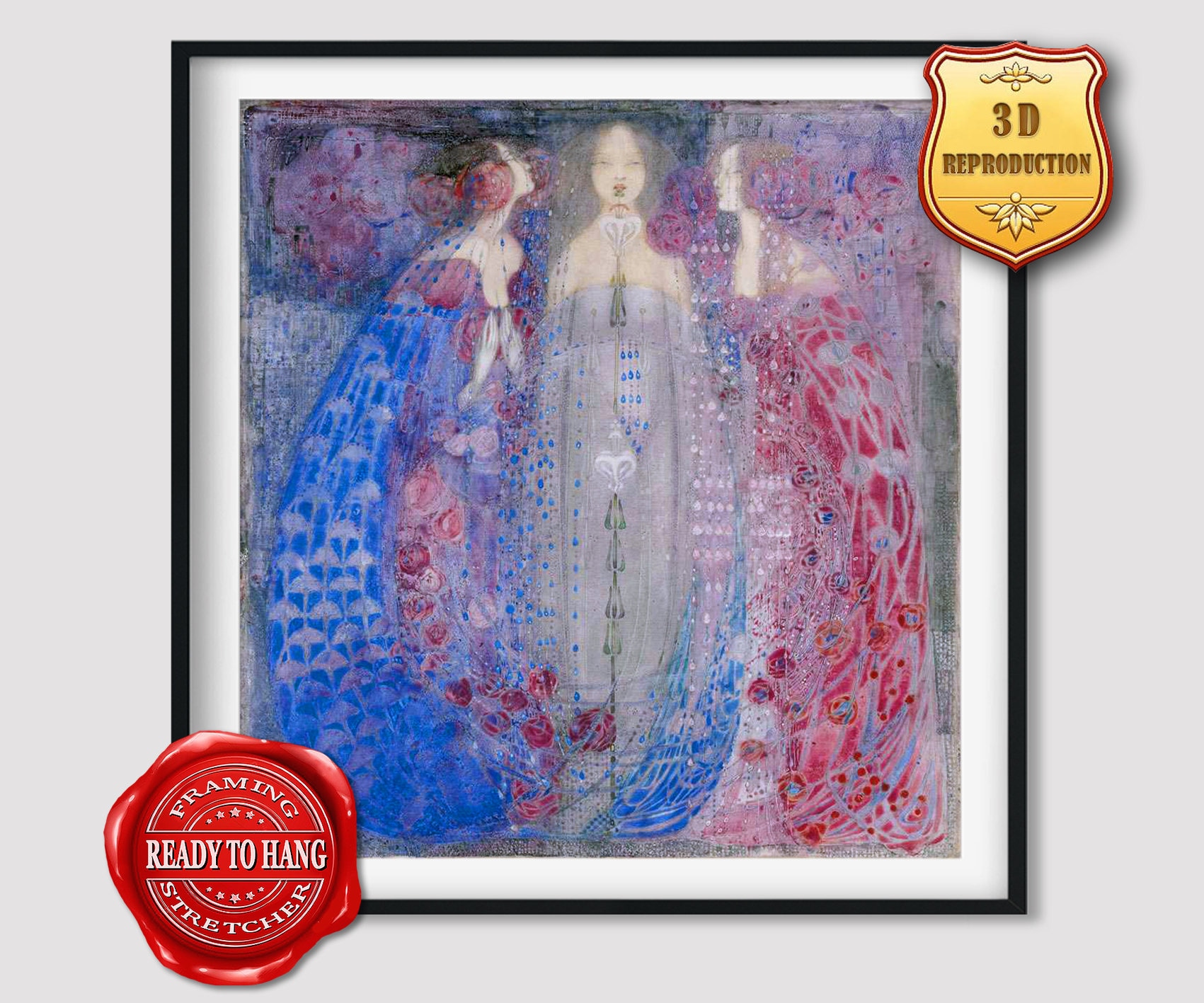 Margaret Macdonald Mackintosh the Three Perfumes Giclee Print