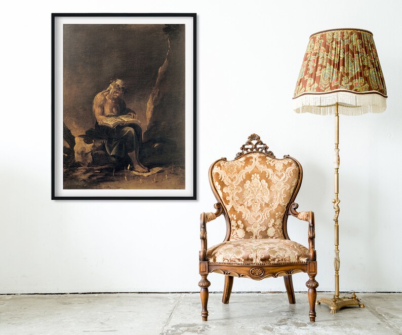 Salvator Rosa A Witch Giclee Print Texture Gel ...