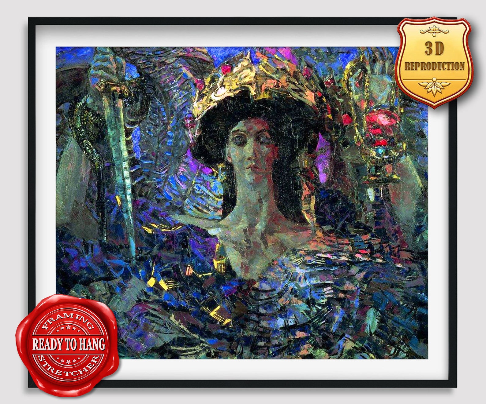 Врубель шестикрылый серафим описание картины