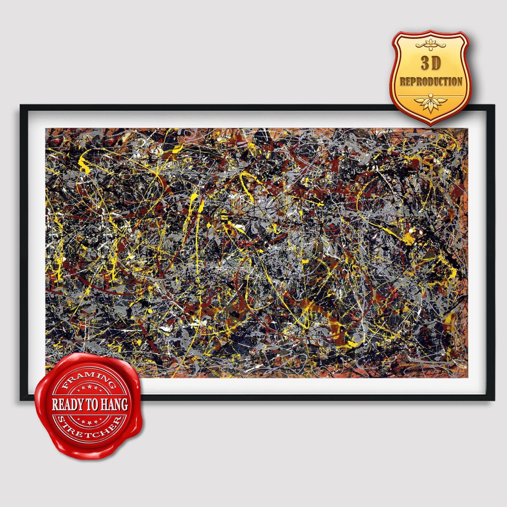 Jackson pollock number 5 - Etsy 日本 Jackson pollock number 5 - Etsy 日本