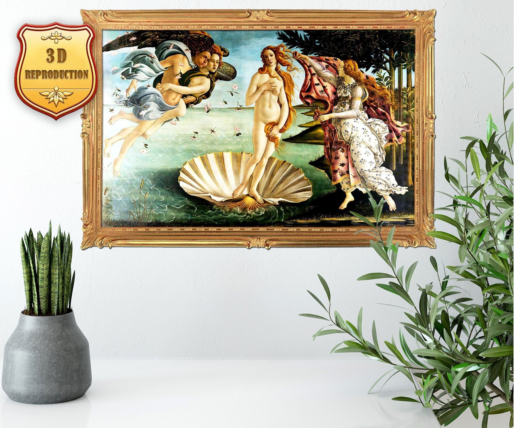 Die Geburt Der Venus Interpretation Sandro Botticelli Die Geburt der Venus Giclée - Etsy.de