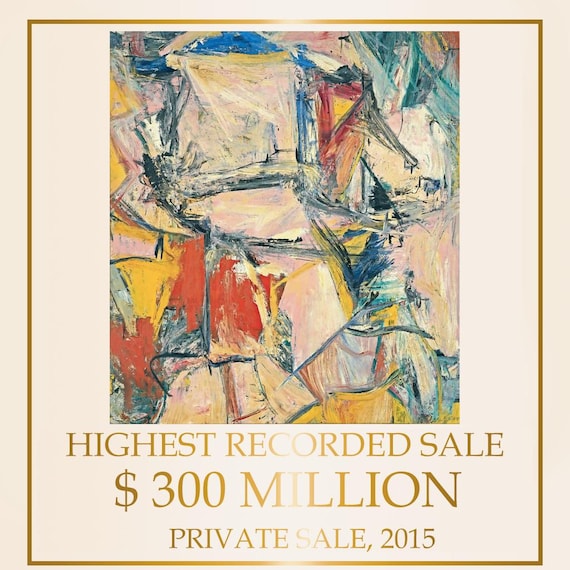Willem De Kooning Interchange Fine Art Print Museum Quality
