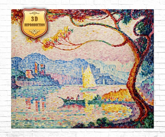 Paul Signac Antibes, France, Giclee Print, Neo-impressionist Wall