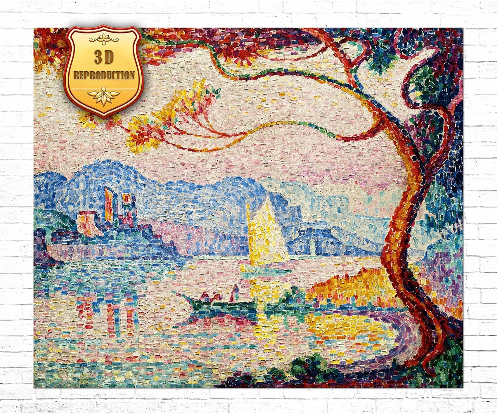 Paul Signac Antibes, France, Giclee Print, Neo-impressionist Wall