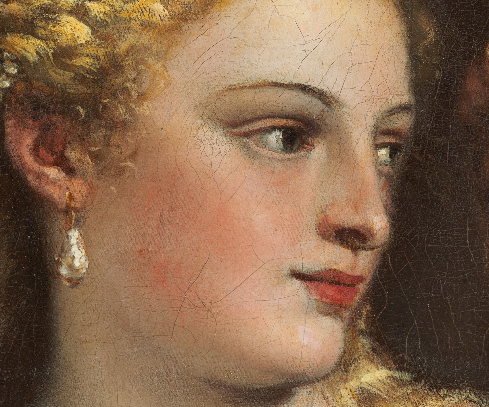 Titian Venus with a Mirror Giclee Print Texture Gel Etsy