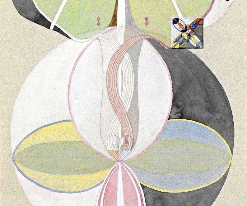Hilma af Klint Tree of Knowledge No 5 Giclee Print Etsy