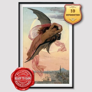 Gabriel Ferrier Moonlit Dreams Giclee Print Reproduction Painting Large Size Canvas Paper Wall Art Poster Ready to Hang Framed Print