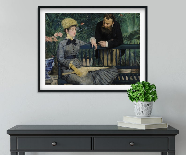 Edouard in the Conservatory Giclee Print Reproduction Etsy