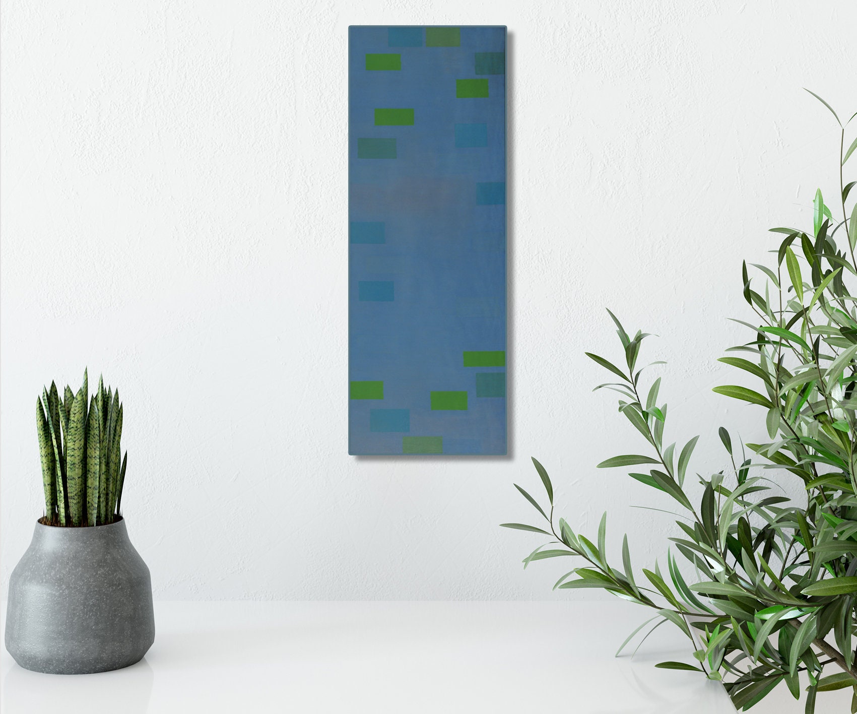 Ad Reinhardt Abstract Painting Blue Giclee Print Reproduction Etsy