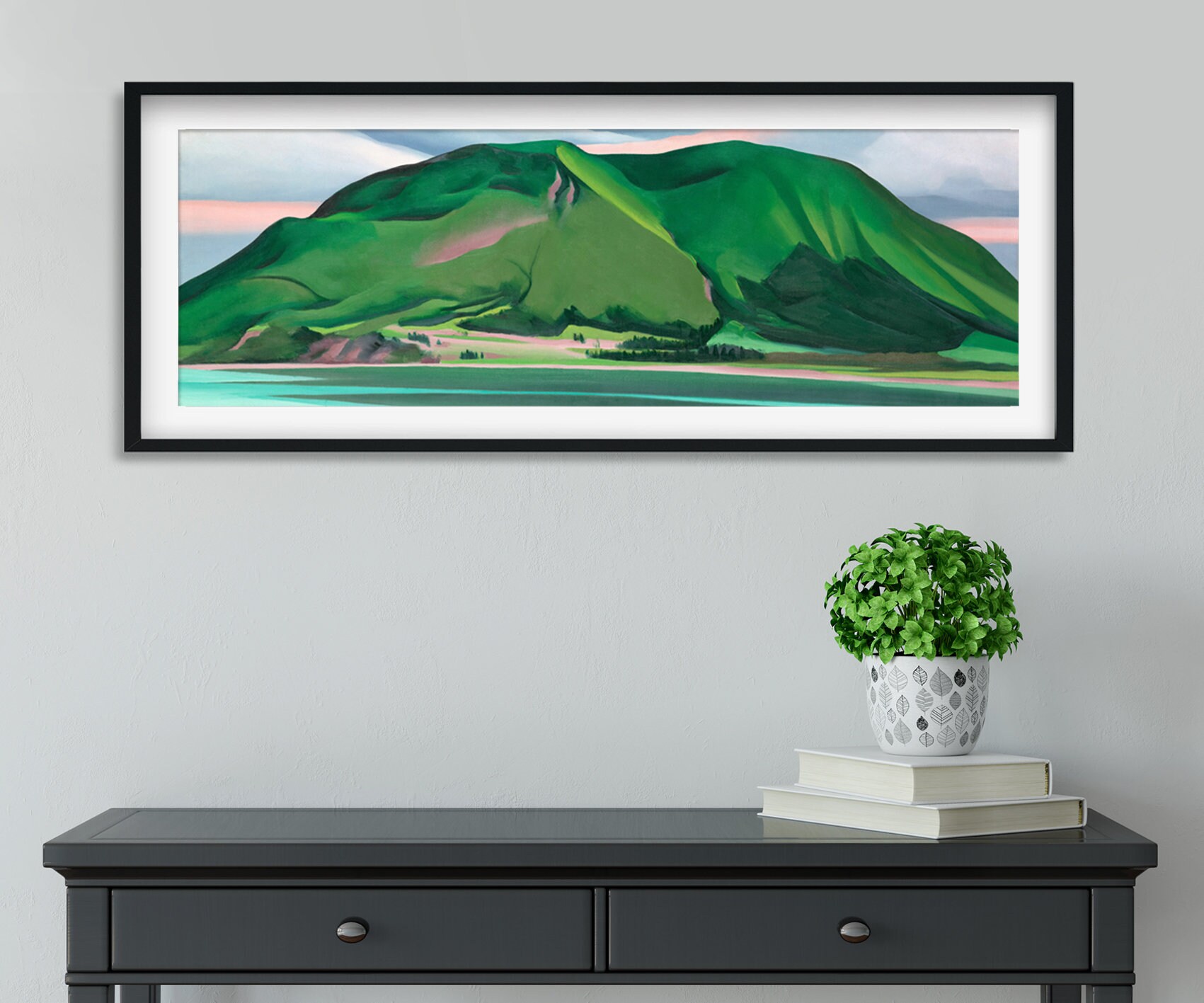 Georgia O'keeffe Green Mountains Canada Giclee Print Reproduction
