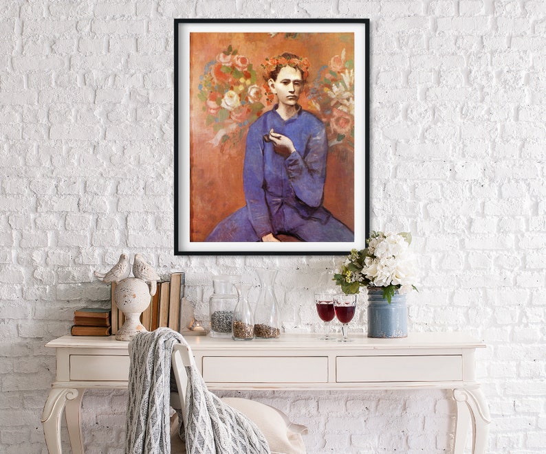 Pablo Picasso Boy With a Pipe Giclee Print Reproduction - Etsy