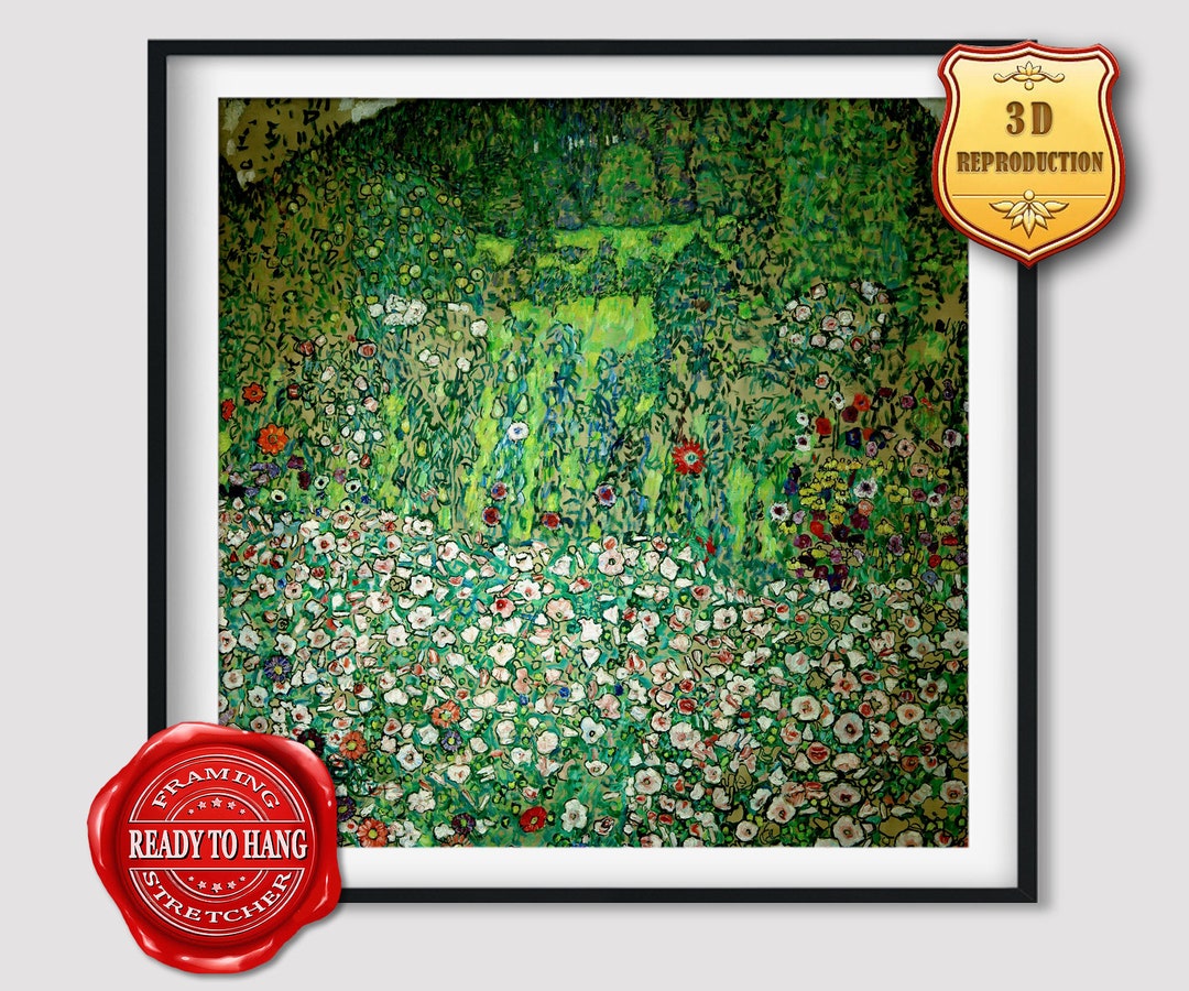 Gustav Klimt Park Landscape With Hill Top Giclee Print Etsy