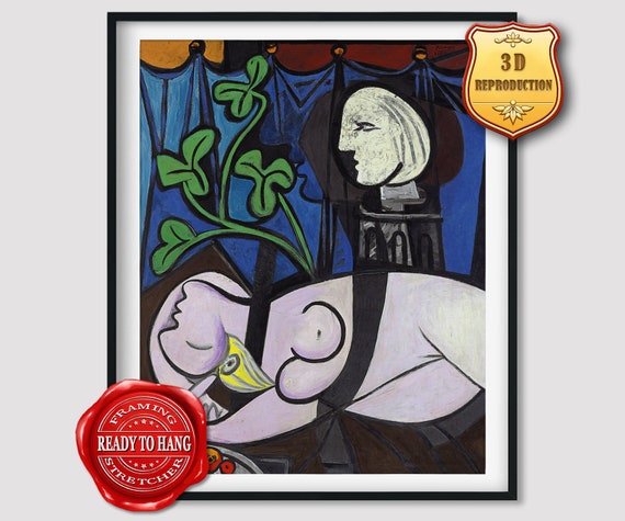 Pablo Picasso Nude Green Leaves and Bust Giclee Print Reproduction