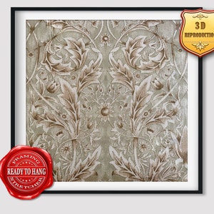 William Morris Savernake Giclee Print Texture Gel Reproduction Painting Large Size Canvas Paper Wall Art Poster Ready to Hang Framed Print