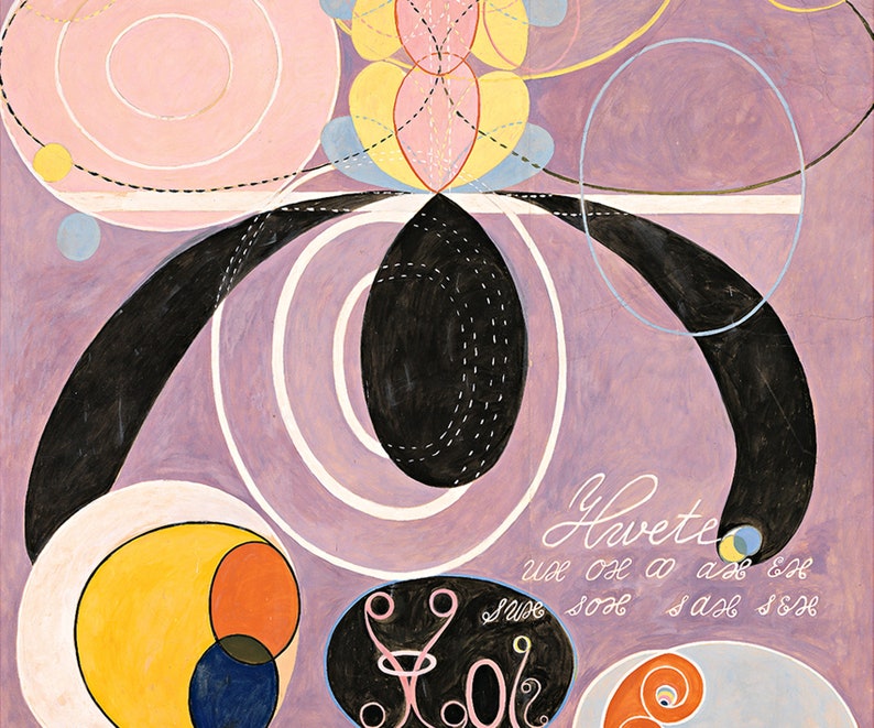 Hilma af Klint The Ten Largest No 6 Adulthood Giclee Print