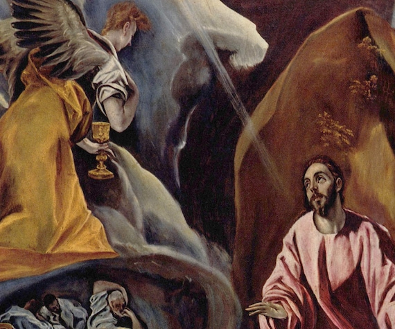 El Greco The Agony in the Garden of Gethsemane Giclee Paper Print Poster