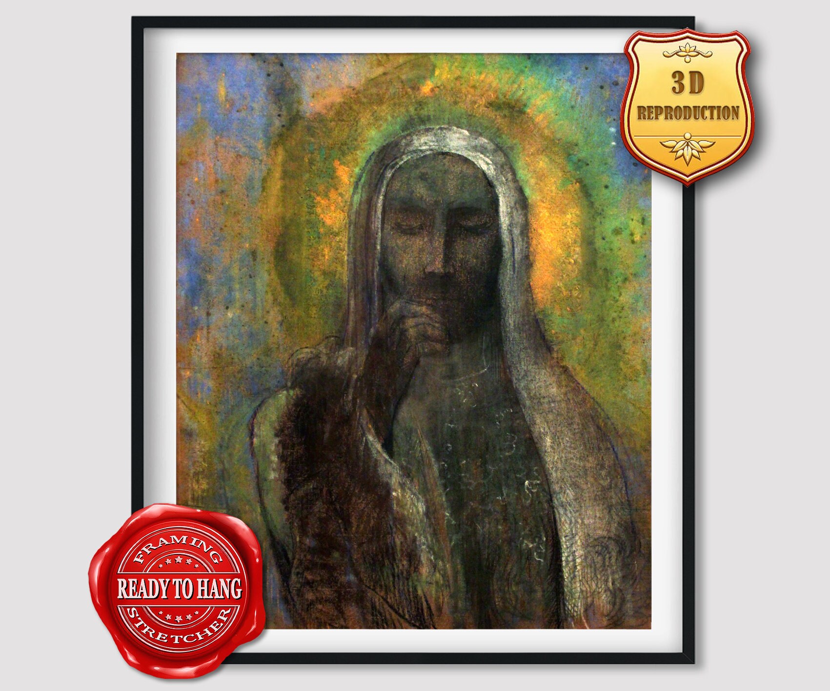 Odilon Redon The Christ In Silence Giclee Print Reproduction Etsy Hong Kong Odilon Redon The Christ In Silence Giclee Print Reproduction Etsy Hong Kong