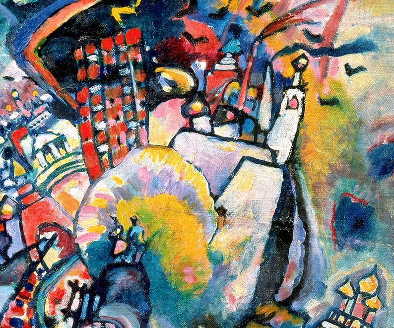 Wassily Kandinsky Moscow Red Square Giclee Print Reproduction Etsy