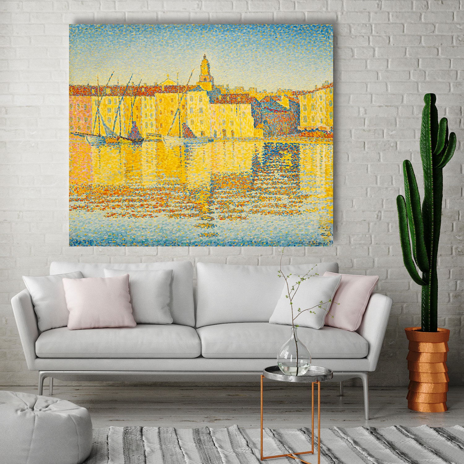 Paul Signac Maisons Du Port Saint-tropez Giclee Print Reproduction