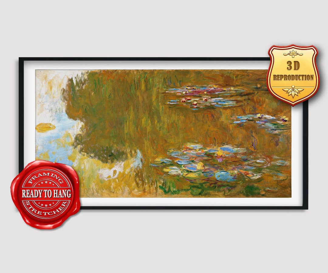 Claude Monet the Water Lily Pond Giclee Print Reproduction Painting ...
