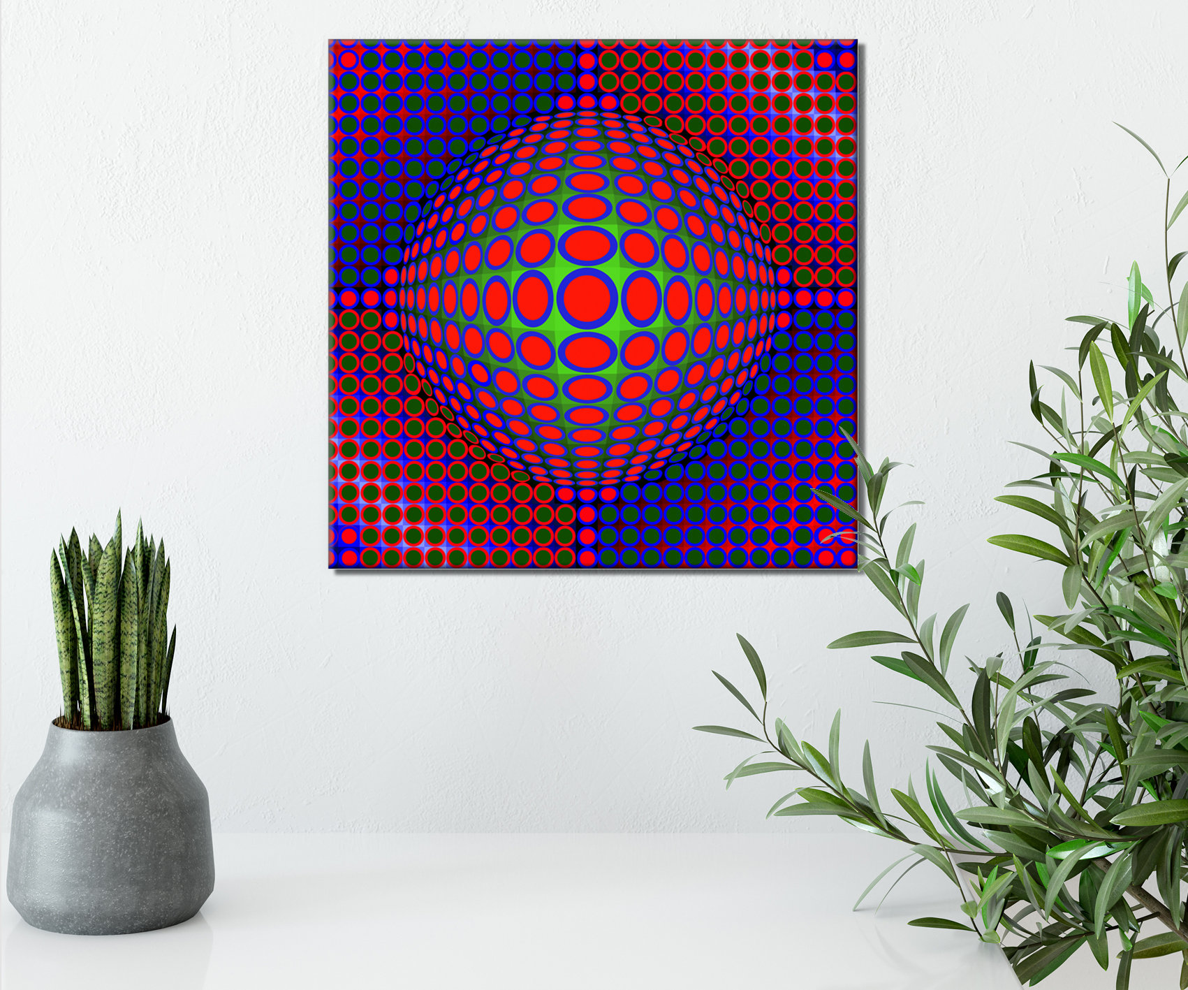 Victor Vasarely Vega 200 Giclee Print Texture Gel Reproduction 