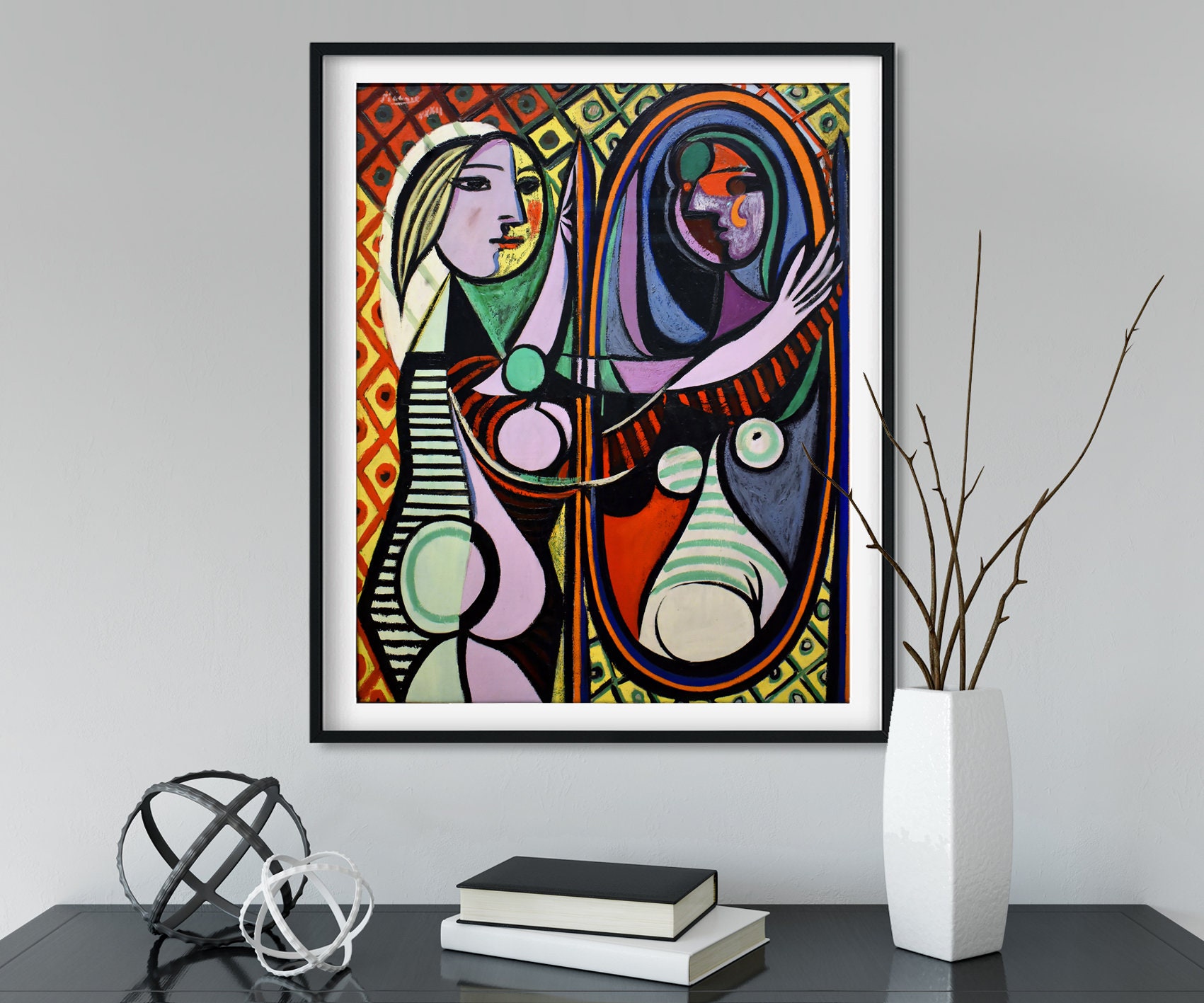 Pablo Picasso Girl Before a Mirror Giclee Print Reproduction