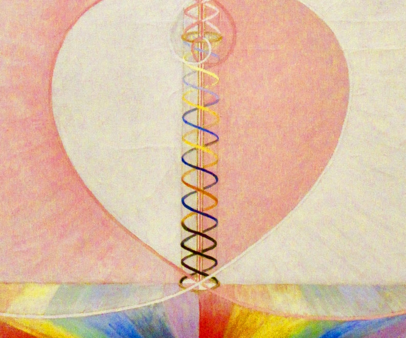 Hilma af Klint The Dove No 1 Giclee Print Reproduction Etsy