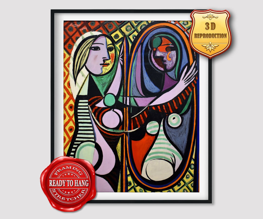 Pablo Picasso Girl Before a Mirror Giclee Print Reproduction