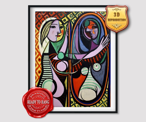 Pablo Picasso Girl Before a Mirror Giclee Print Reproduction
