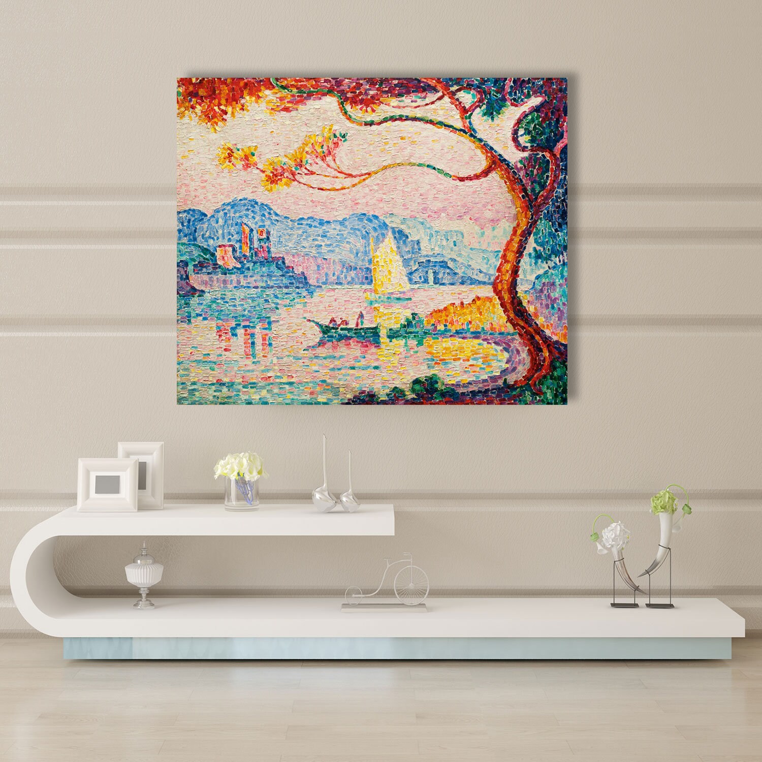 Paul Signac Antibes, France, Giclee Print, Neo-impressionist Wall