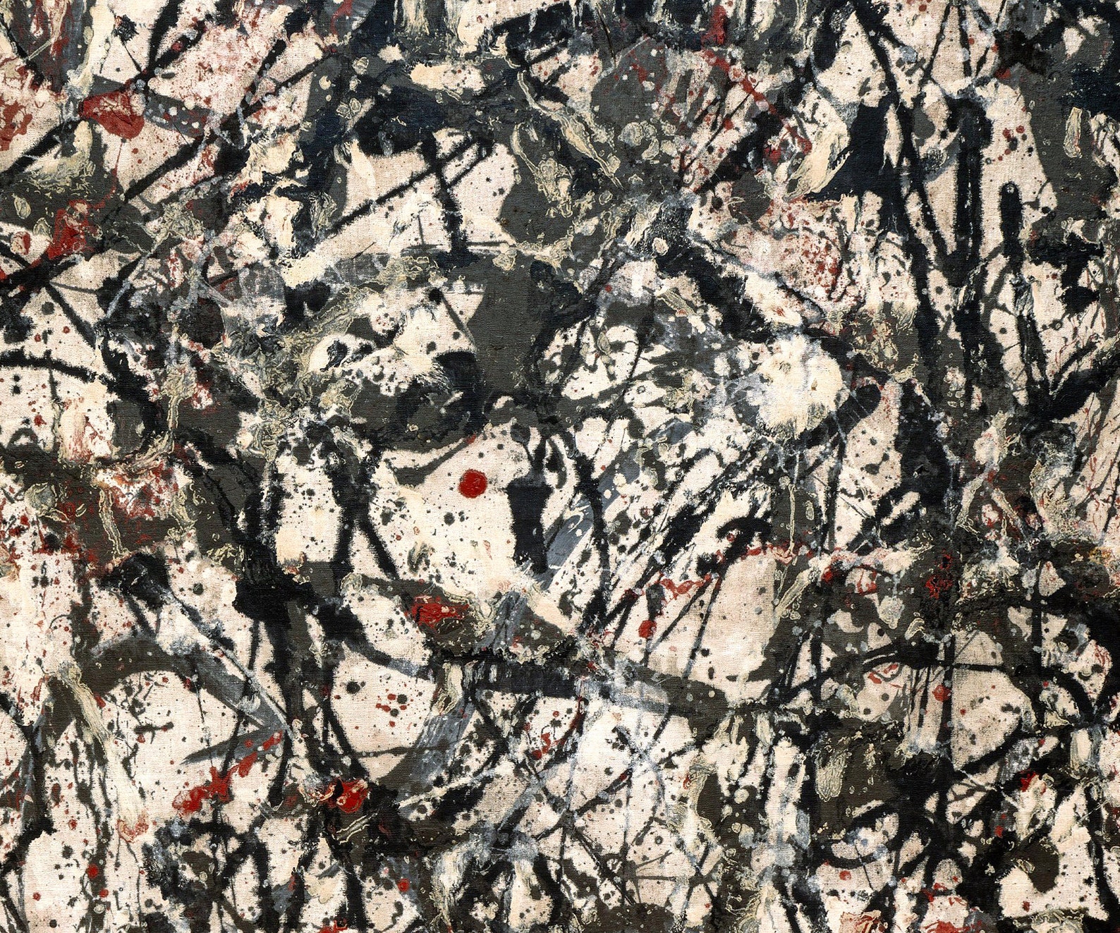 Jackson Pollock Enchanted Forest Giclee Print Reproduction Etsy