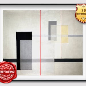Laszlo Moholy-Nagy K VII Giclee Print Texture Gel Reproduction Painting Large Size Canvas Paper Wall Art Poster Ready to Hang Framed Print