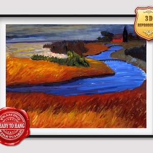Marianne von Werefkin Prerowstrom Giclee Print Reproduction Painting Large Size Canvas Paper Wall Art Poster Ready to Hang Framed Print