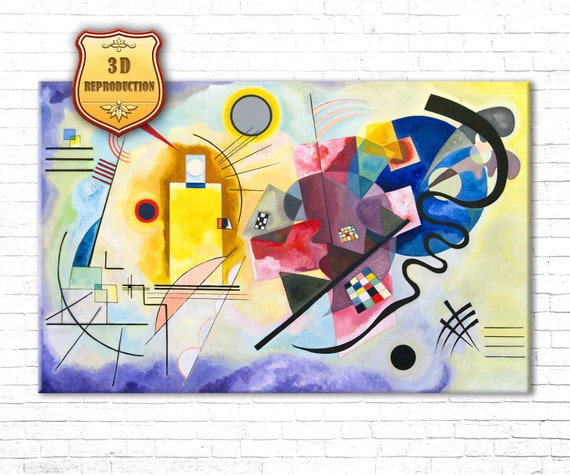 Wassily Kandinsky Yellow Red Blue Giclee Print Reproduction