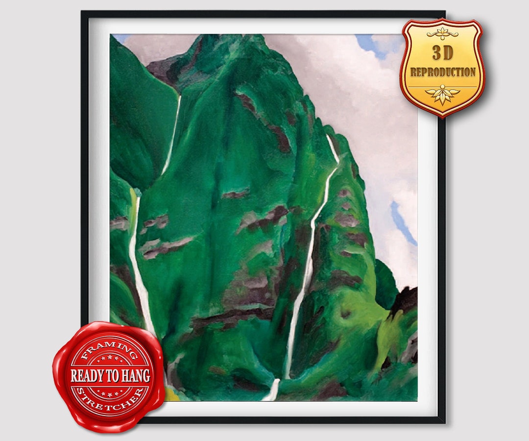 O'keeffe Waterfall End of Road 'iao Valley Giclee Print